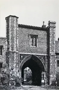 Bishop Alnwick's Gate, Norwich, Norfolk.