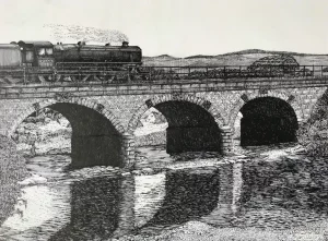 Six Arches Bridge, River Calder, Lancashire.