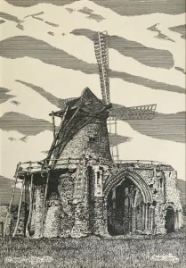 St Benet's Abbey, Norfolk, 1856.