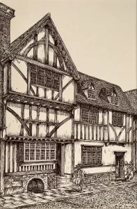 Medieval houses.