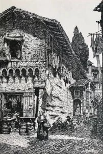 Old Italian street scene.
