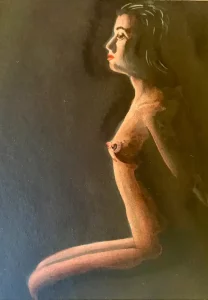 Female nude.