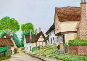 Village scene.