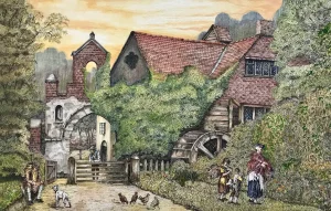 The watermill, Dunster, Somerset.