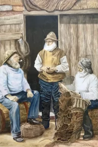 Old fishermen.