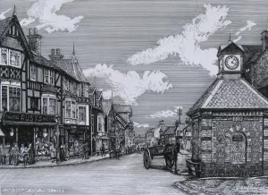 Sheringham High Street, Norfolk, 1908