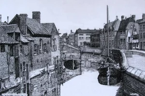 Quayside from Fye Bridge, Norwich, Norfolk, c. 1900