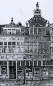 Buildings in Ghent, Belgium