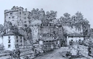 Castle at Clisson, France