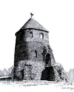 North-West Tower of Old City Wall, Great Yarmouth, Norfolk