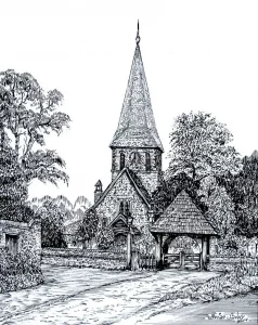 Church at Shere, Surrey