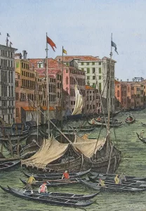 Gondolas, Venice, Italy