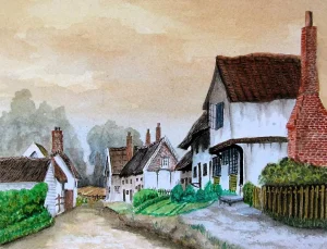 English Village Scene