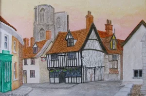 Green Dragon Pub, Wymondham, Norfolk, c. 1900