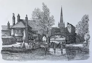 Pull's Ferry, Norwich, Norfolk, c. 1900