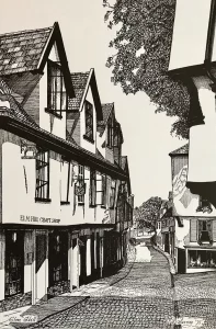 Elm Hill, Norwich, Norfolk