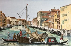 Gondolas, Venice, Italy