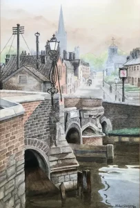 Bishop's Bridge, Norwich (in Private Collection)