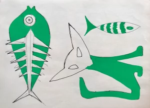 Fish and cat