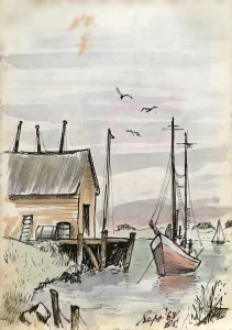Quayside scene