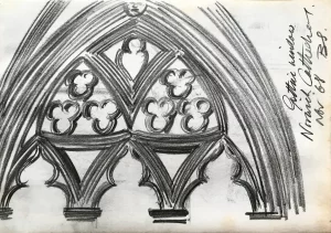 Gothic window, Norwich Cathedral