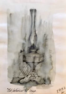 Old fashioned lamp