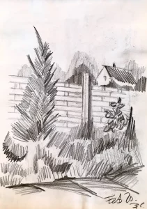 Garden scene
