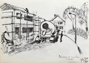 Buildings at Leng Crescent, Eaton